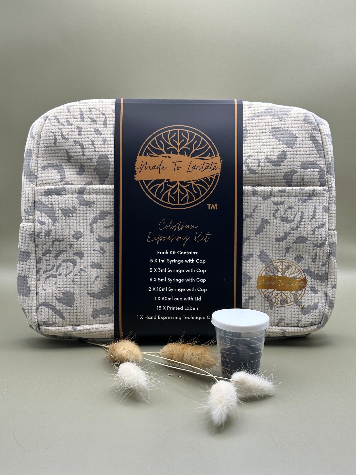 Colostrum Collection Kits - Leopard Print