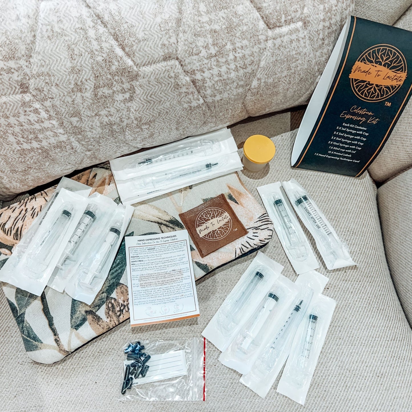 Colostrum Collection Kits - Protea Print