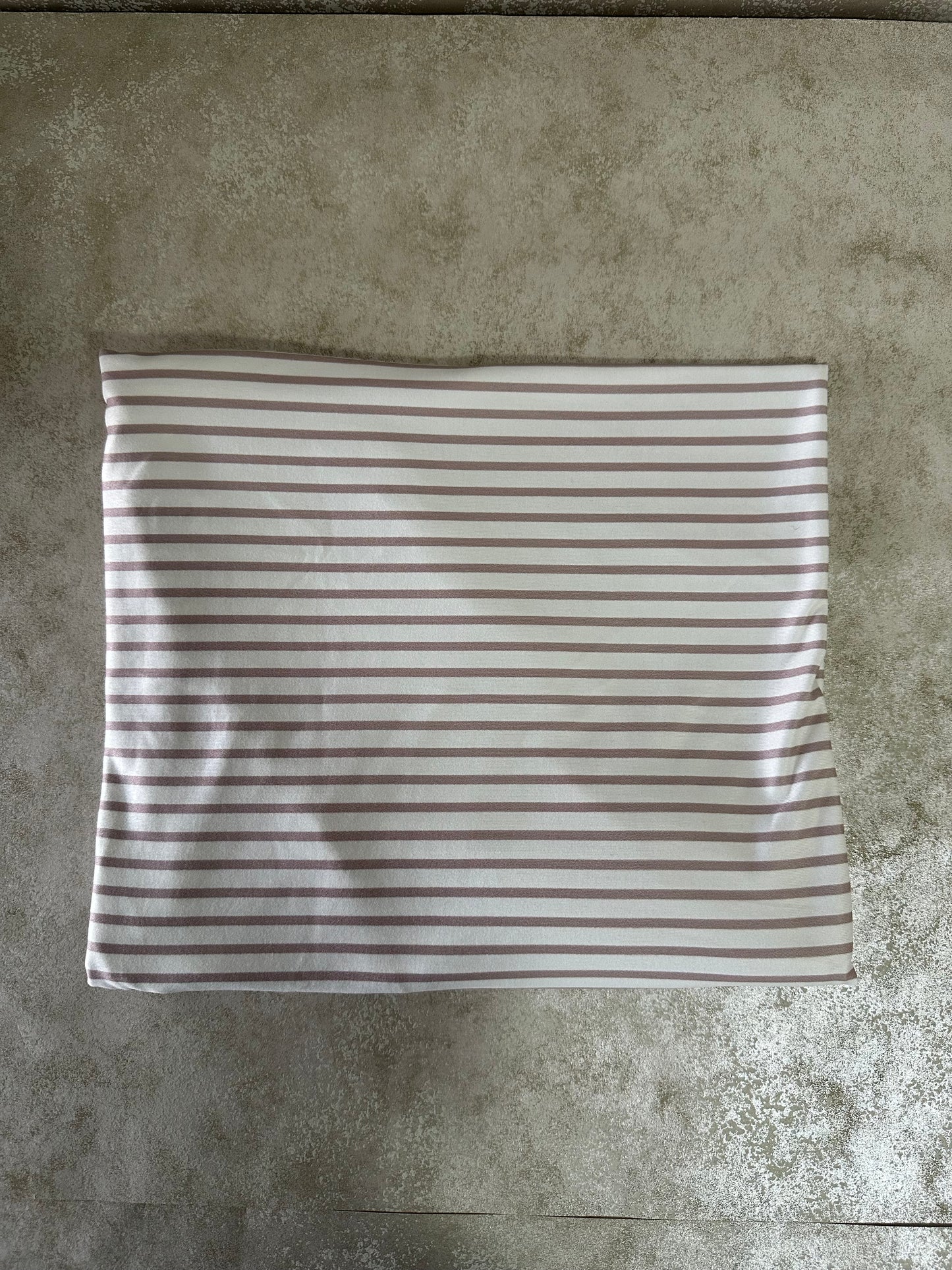 Breastfeeding Cover - Dusty Pink & White Stripes