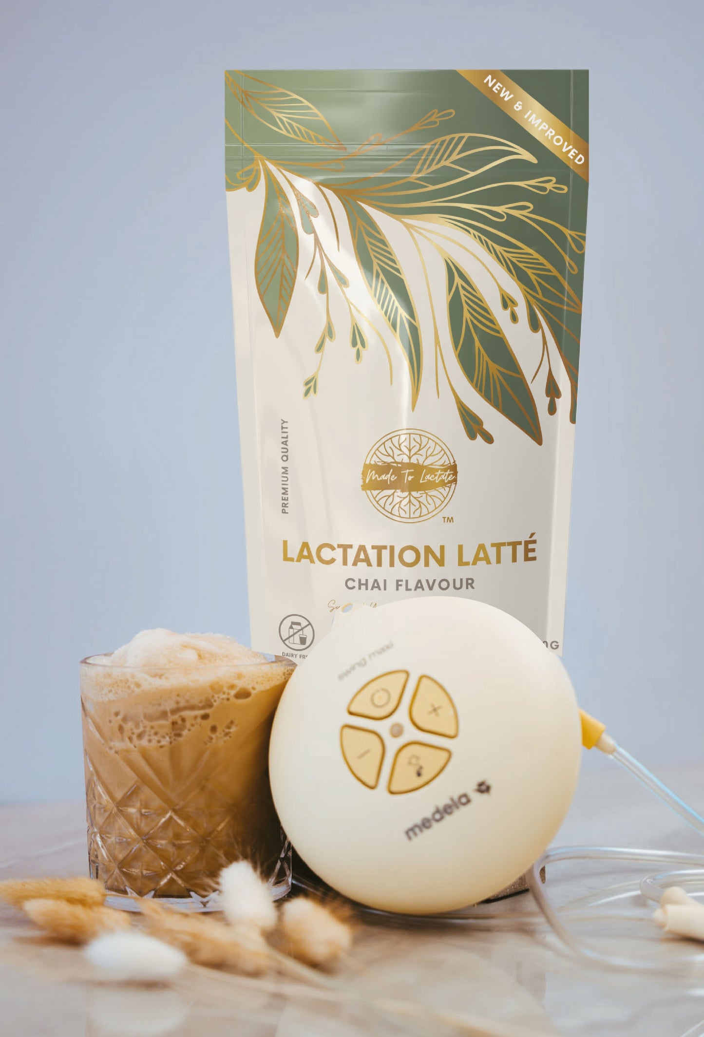 Dairy-Free Enhanced Lactation Chai Latté