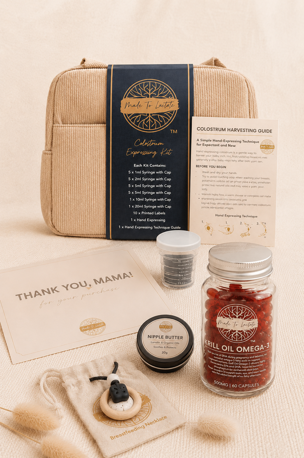 image of Mommy Essentials collection from made to lactate