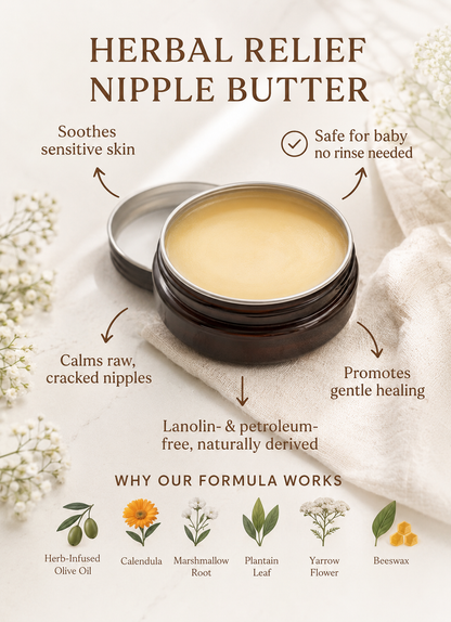 Nipple Butter | Lanolin free | 100% Organic