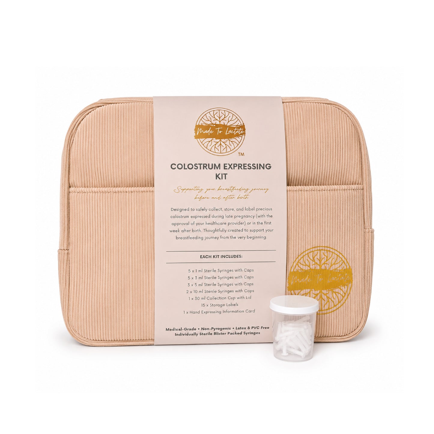 Colostrum Collection Kits - Beige
