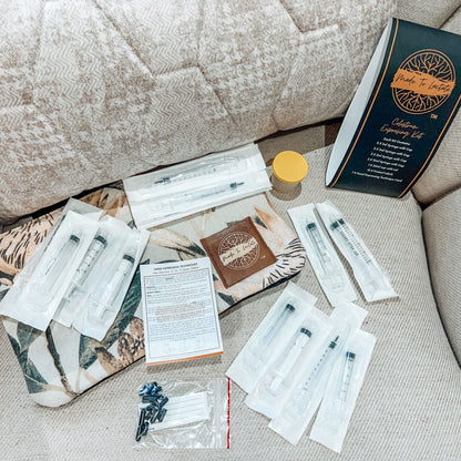 Colostrum Collection Kits - Protea Print