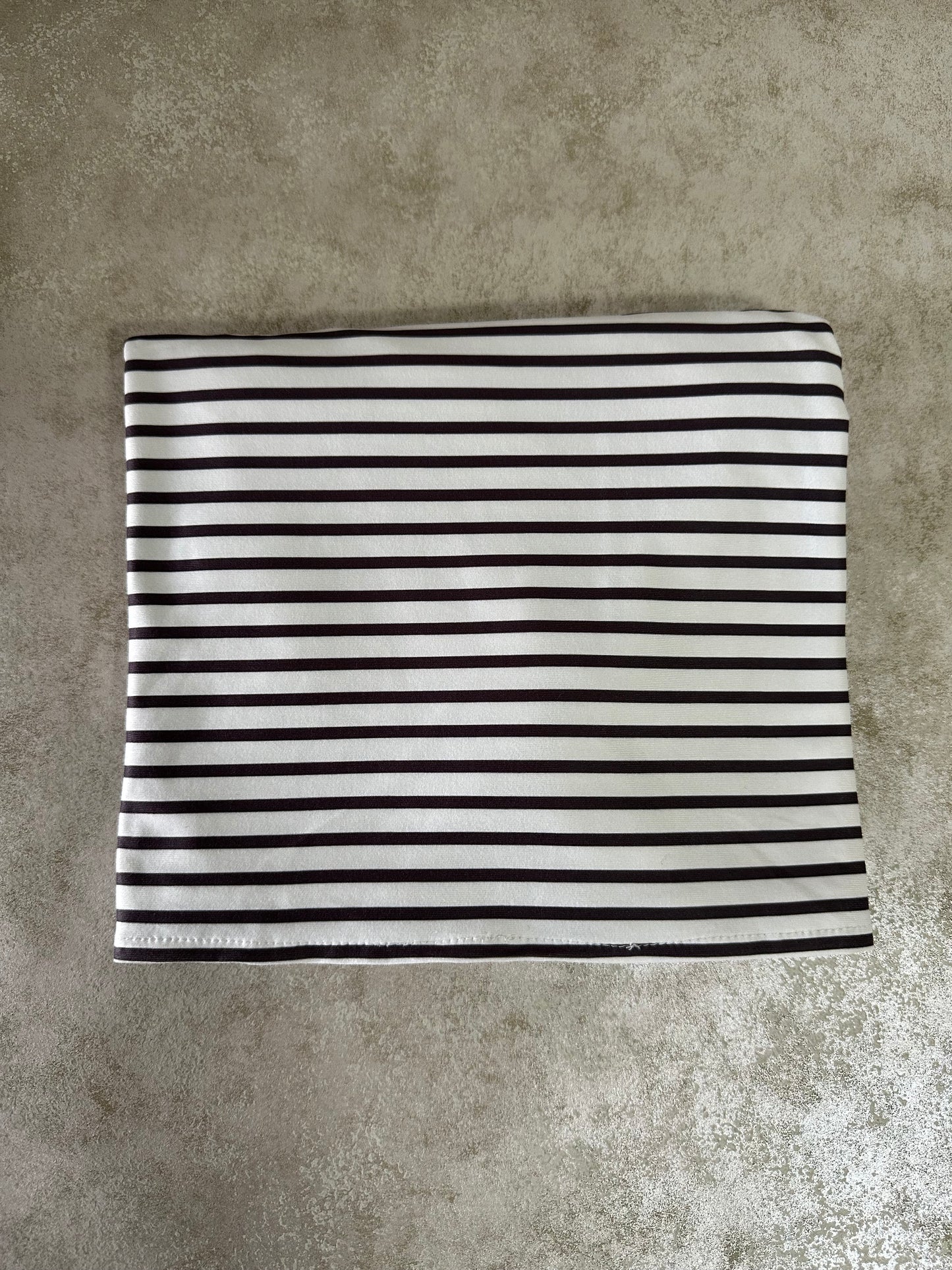 Breastfeeding Cover - Grey and White Stripes
