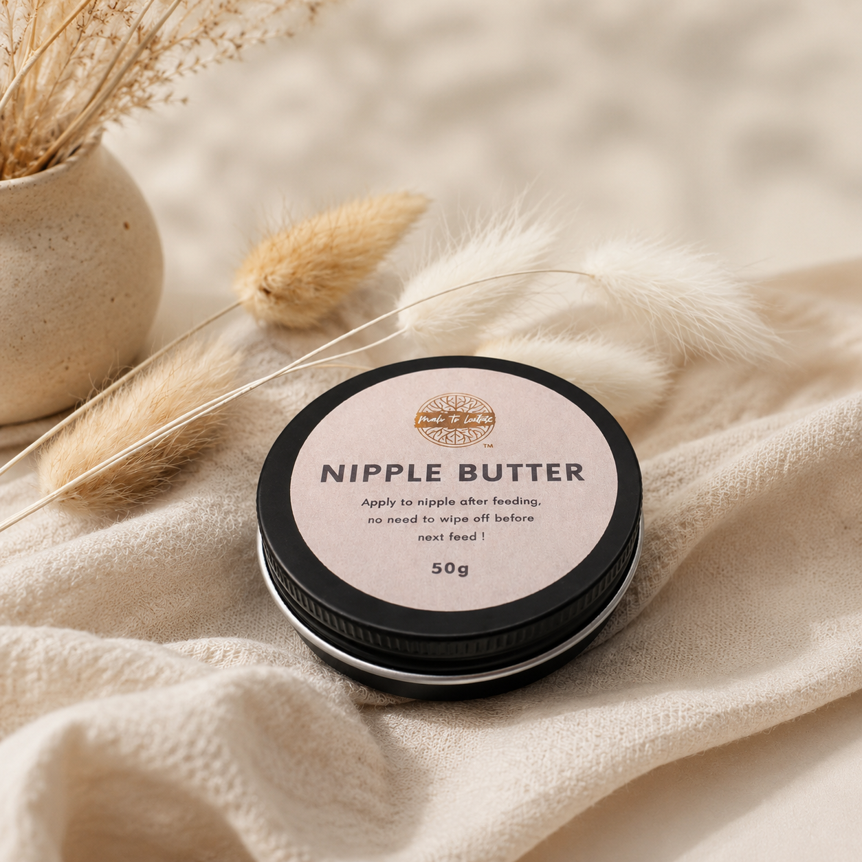 Nipple Butter | Lanolin free | 100% Organic