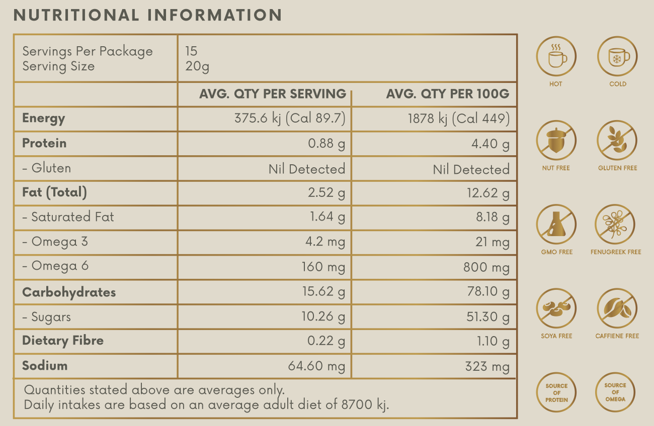 Dairy-Free Enhanced Lactation Rooibos Latte